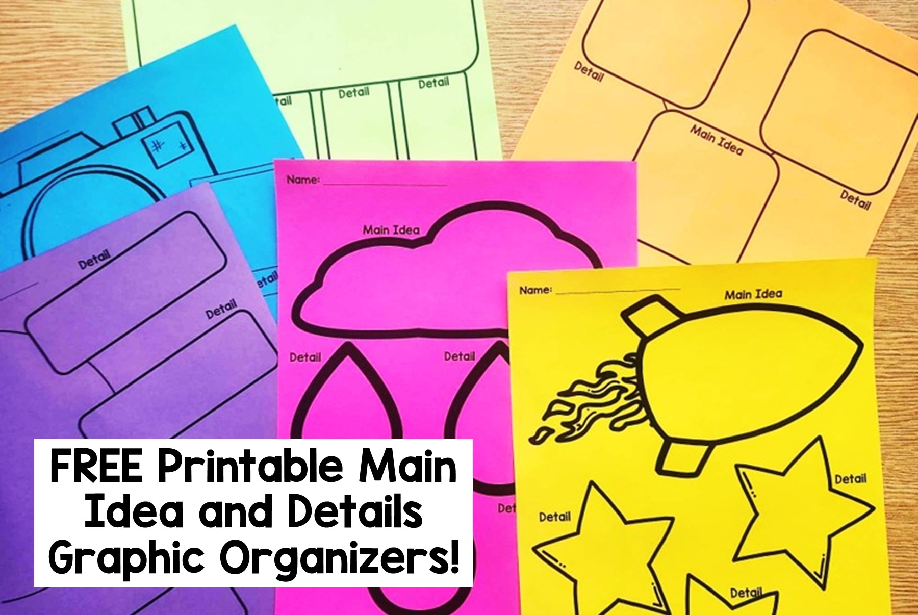 Graphic Organizers Free Printable