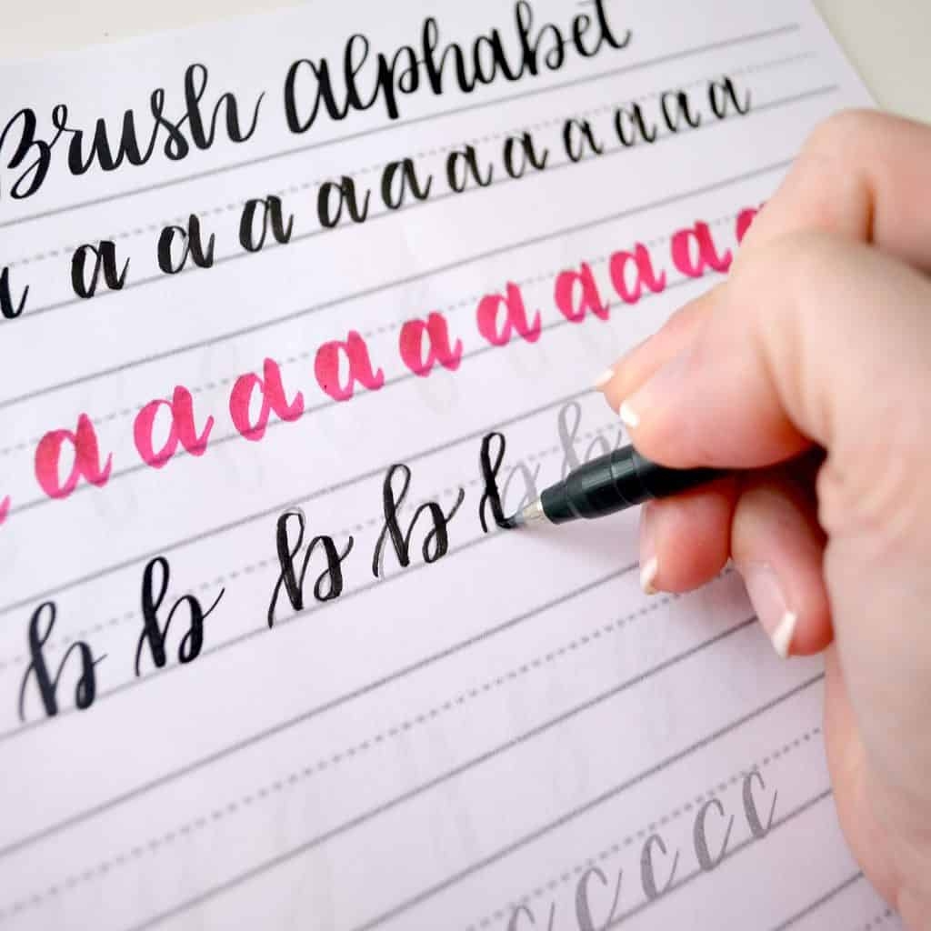 Free Printable Calligraphy Practice Sheets