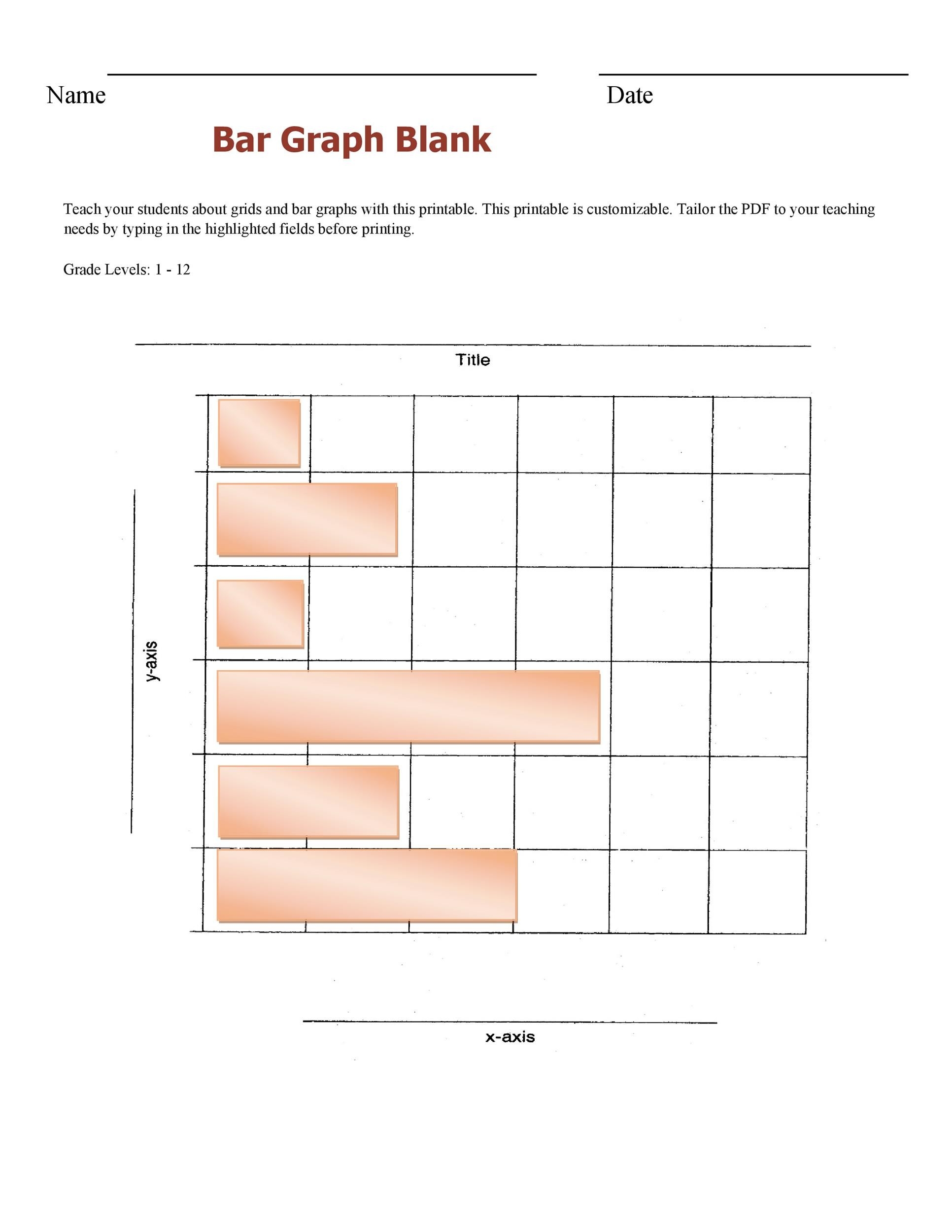 Free Printable Blank Charts And Graphs