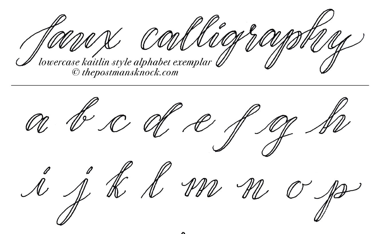 9 Free Calligraphy Practice Sheets