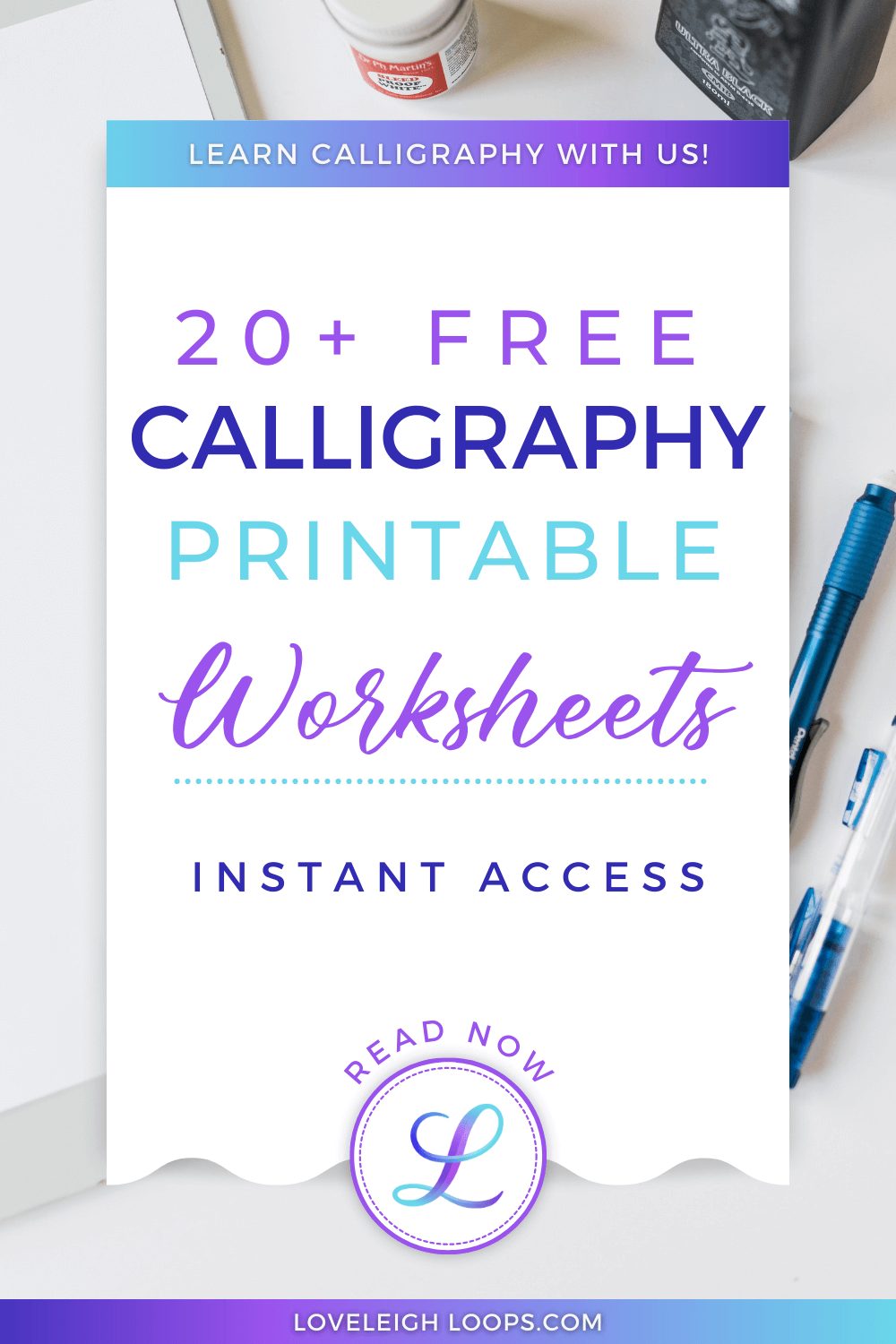 Calligraphy 2024 Alphabet Worksheets