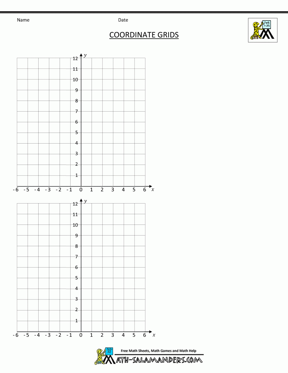 Blank Graphs Printable