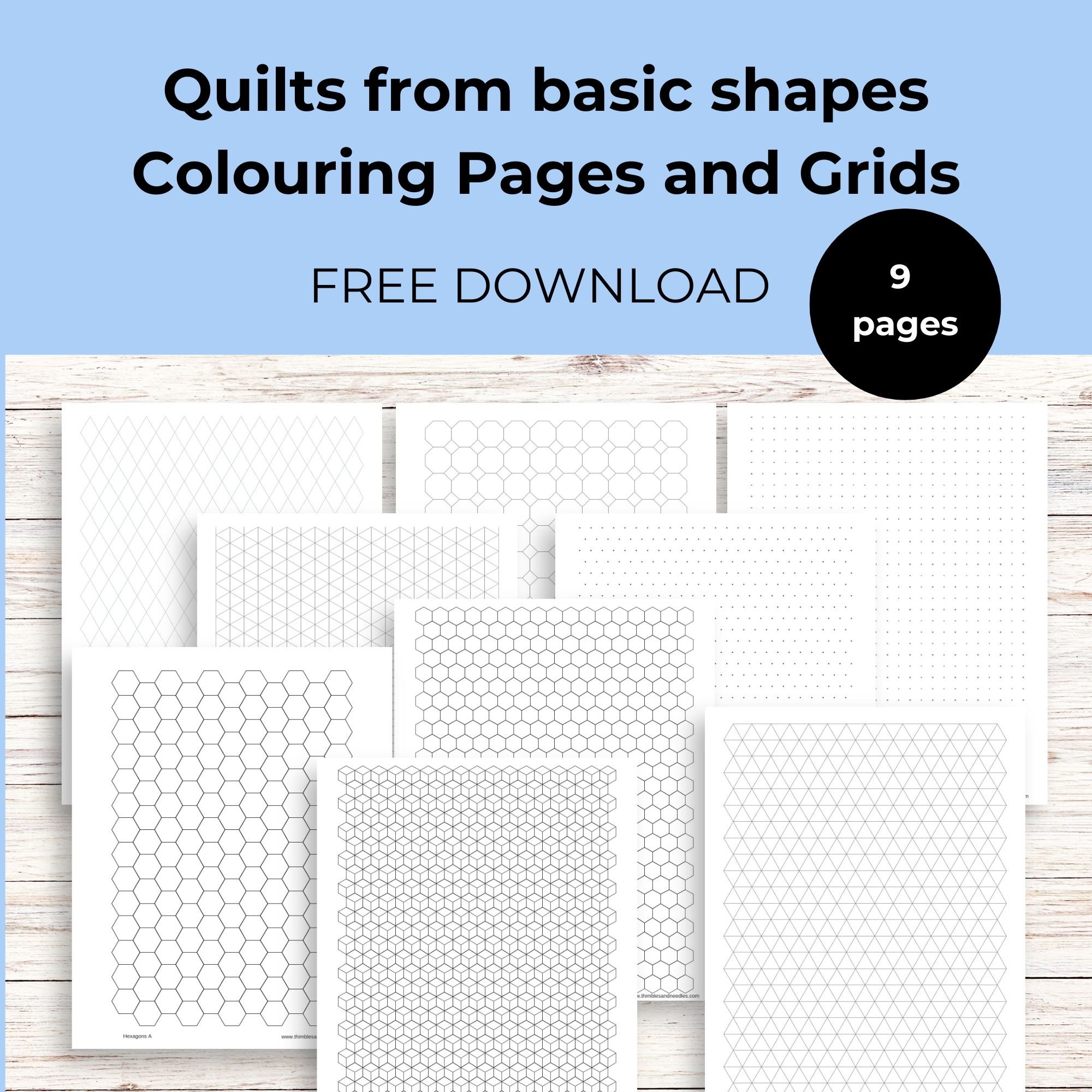 Designing Quilts From Basic Shapes Free Download Thimblesandneedles