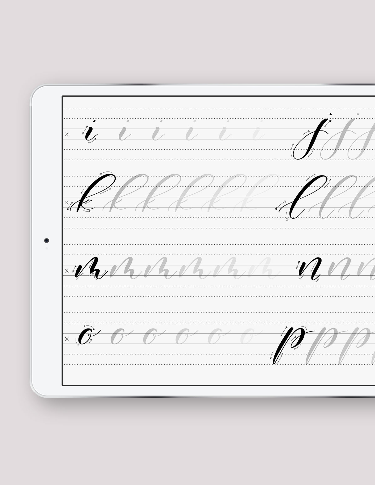 Digital And Printable Calligraphy Practice Guides Saffron Avenue