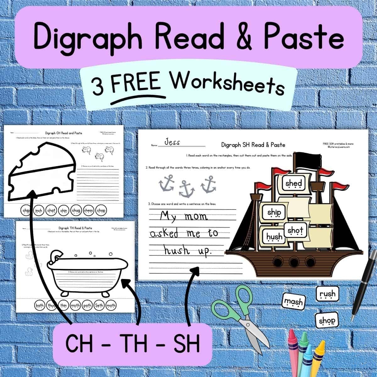 Digraph Worksheets Free Printable