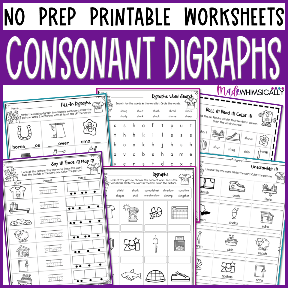 Digraph Printables