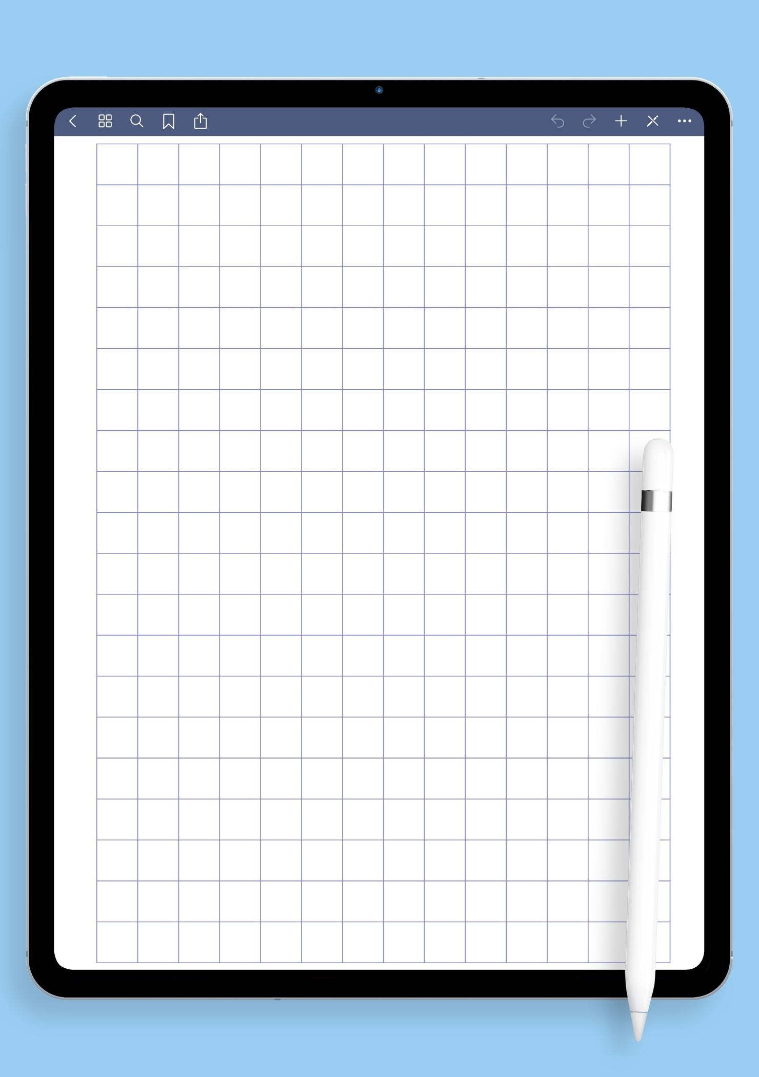 Graph Paper Printable 1cm