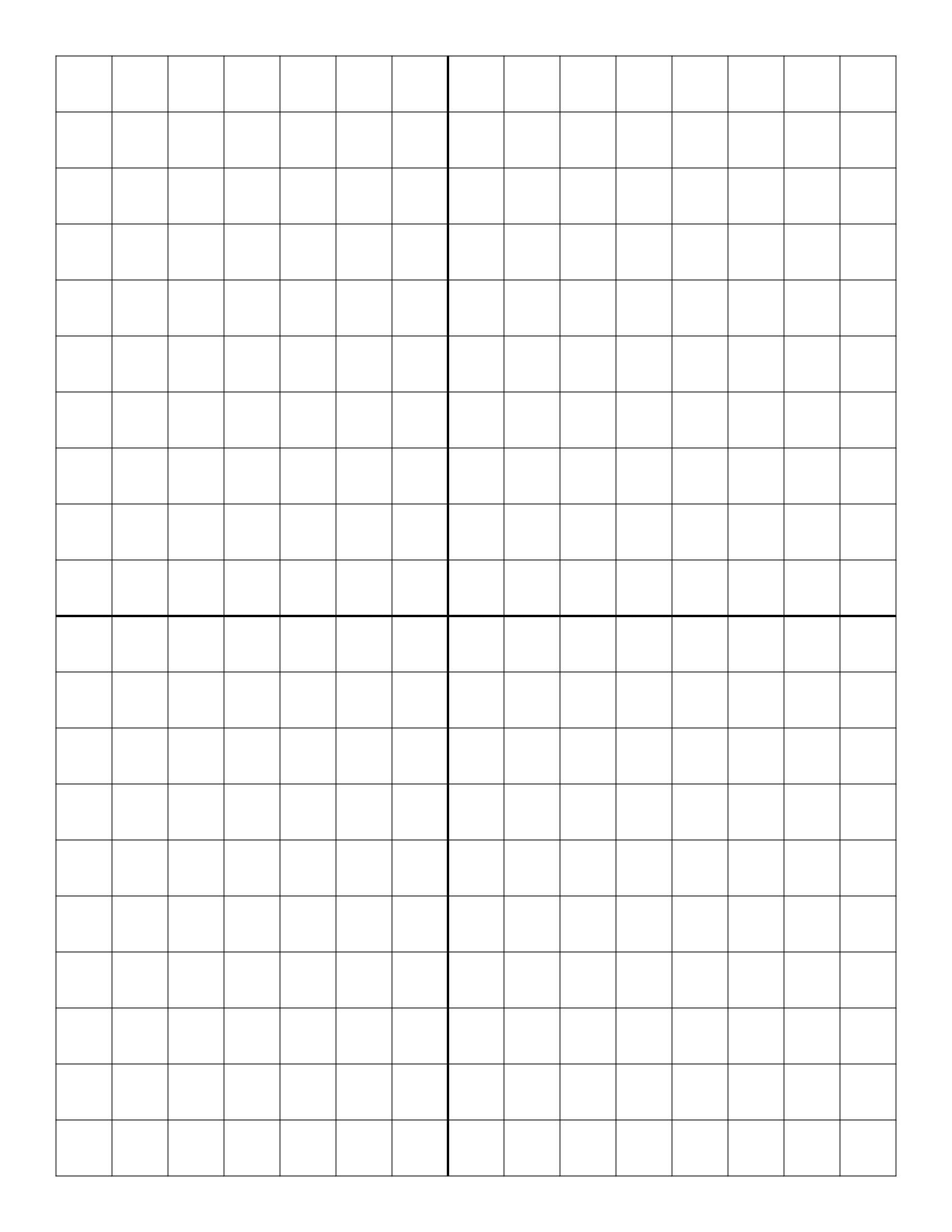 Printable Graph Paper Full Page