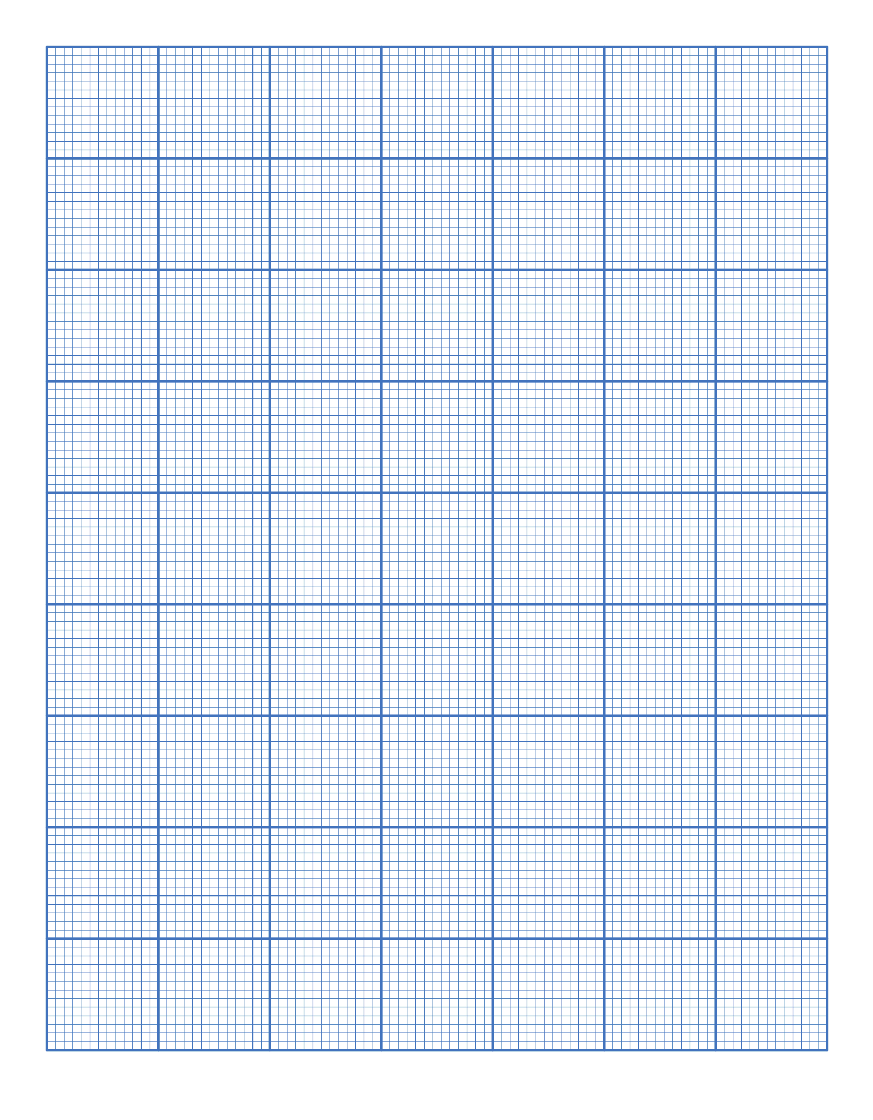 1 Inch Graph Paper Free Printable