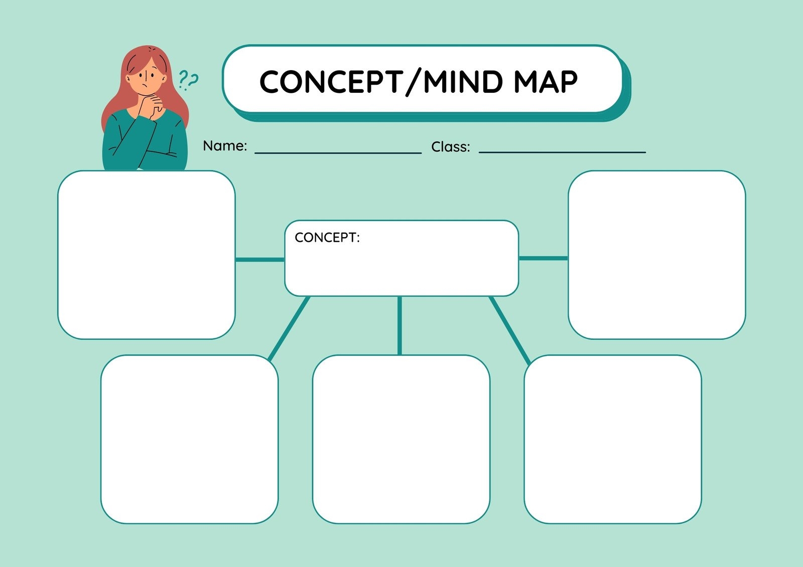 Free Printable Graphic Organizer Templates To Customize Canva Worksheets Library