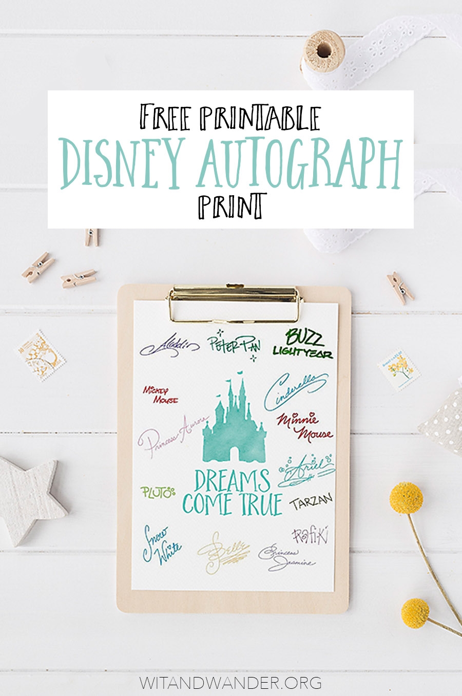 Autograph Book Printable