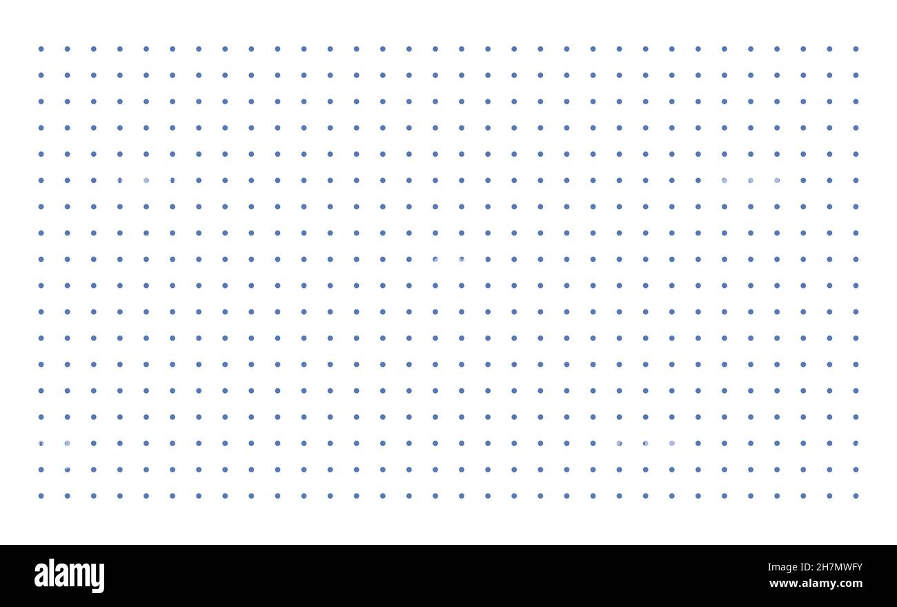 Graph Paper Printable Dotted Grid Paper On White Background Geometric Abstract Dotted Transparent Illustration With Dots For School Notebook Diary Stock Vector Image Art Alamy