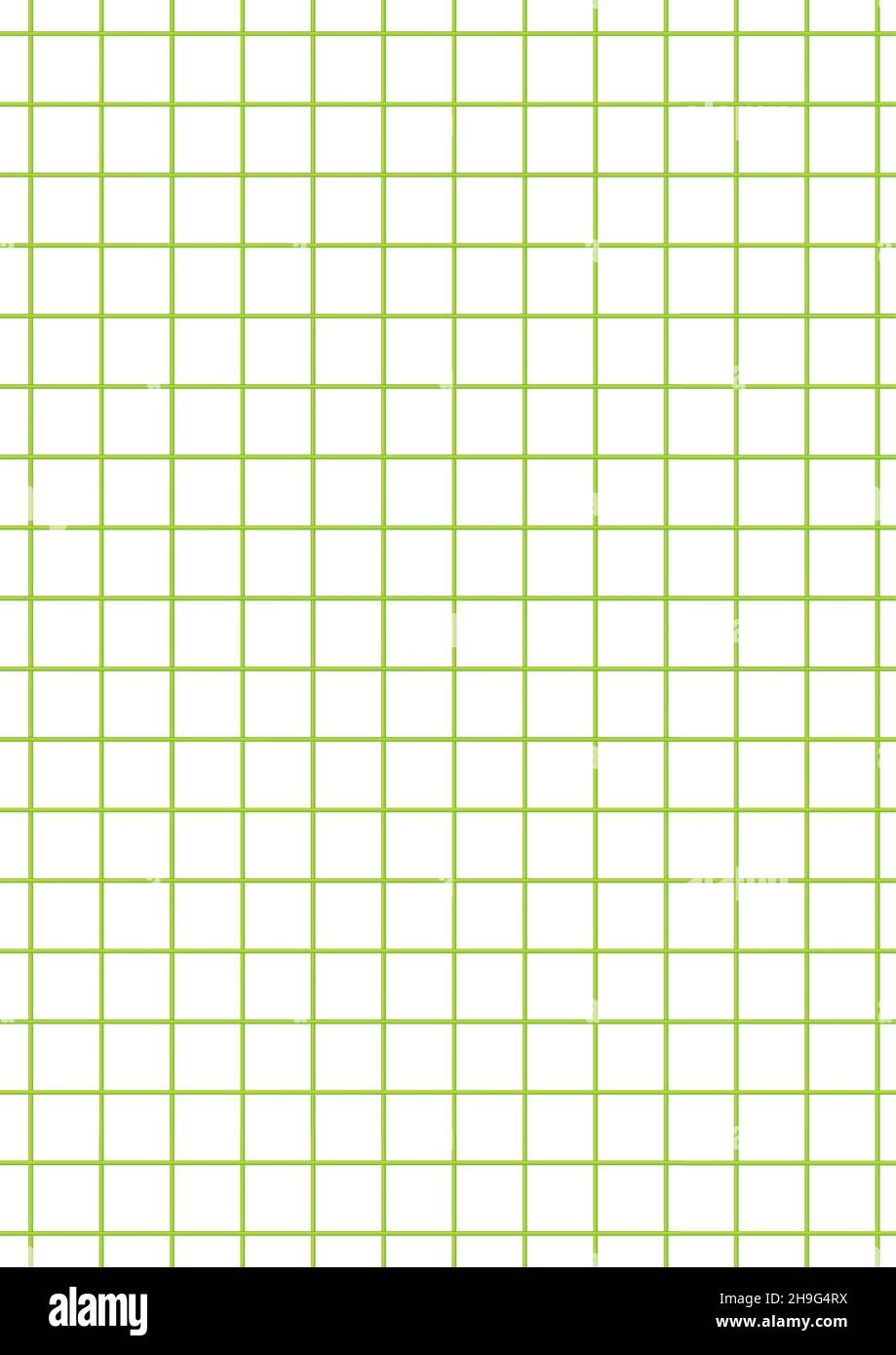 Green Graph Paper Printable