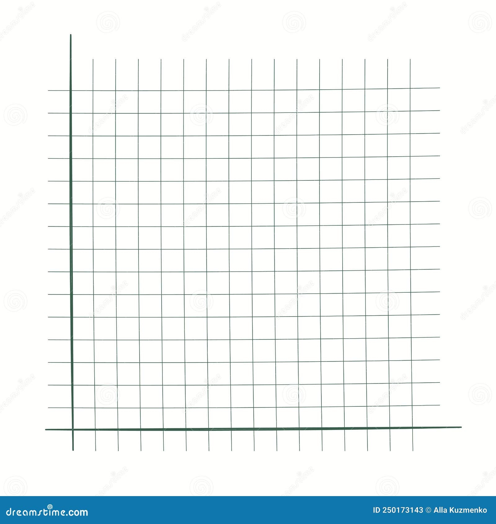 Grid Paper Mathematical Graph Cartesian Coordinate System With X axis Y Axis Stock Vector Illustration Of Math University 250173143