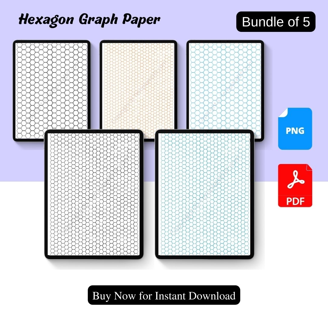 Hexagonal Graph Paper Printable