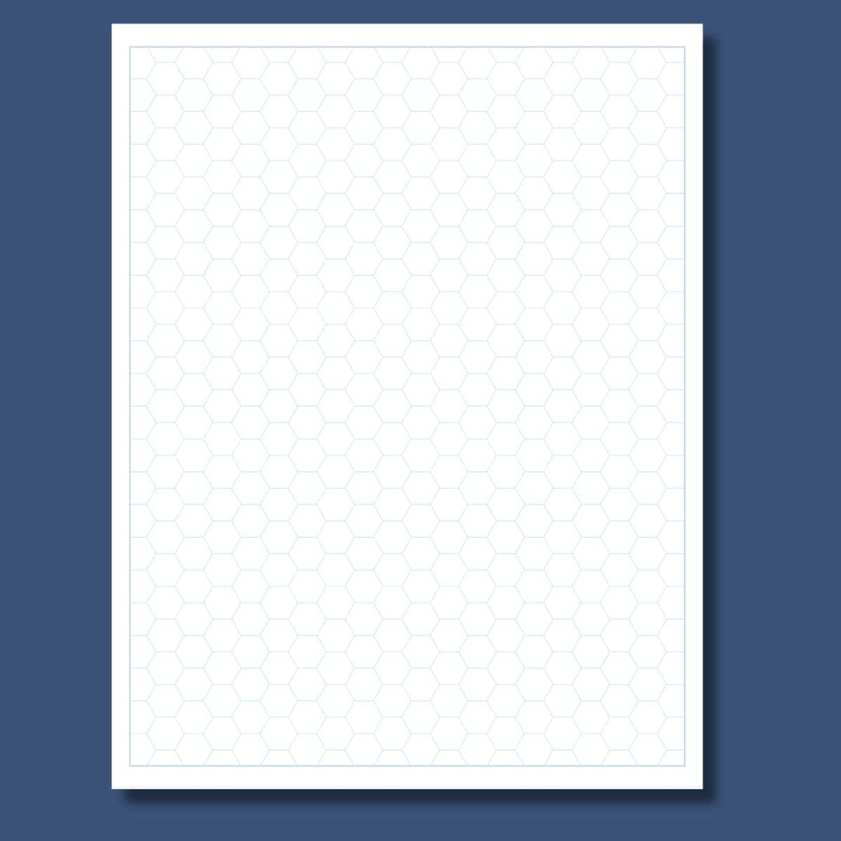 Hex Graph Paper Printable