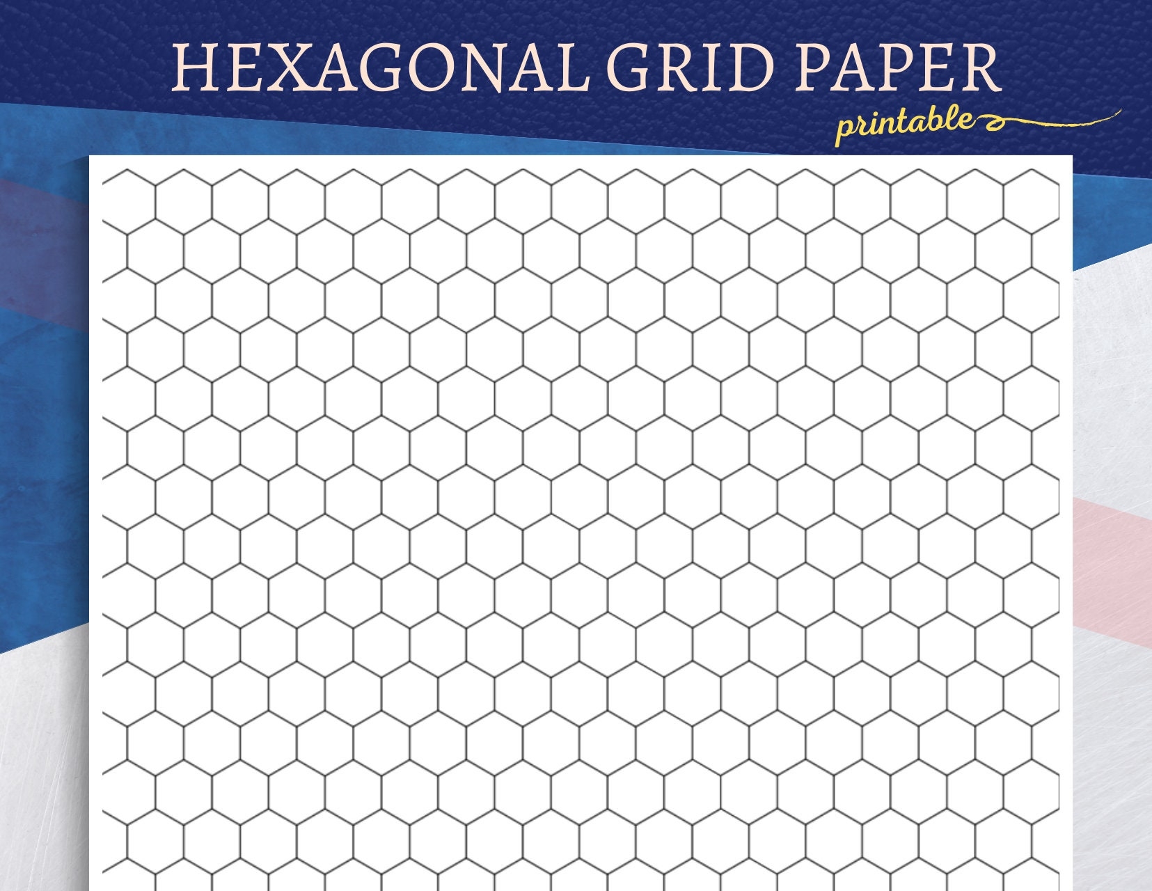 Hexagonal Grid Paper Hexagonal Grid Honeycomb Coloring Drawing Organic Chemistry RPG Map 4 Zooms A4 And US Letter Etsy UK