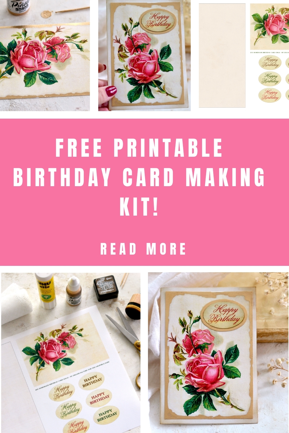 Homemade Birthday Card Ideas The Graphics Fairy Worksheets Library