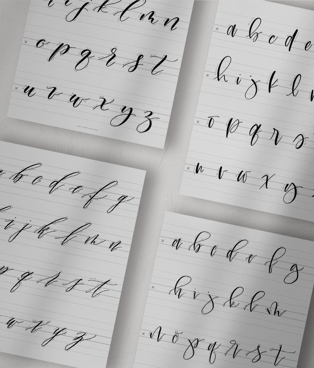 Calligraphy Letters Printable