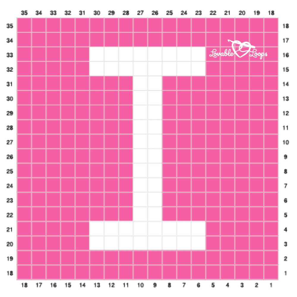 Letter I Crochet Pattern Crochet Letter Patterns