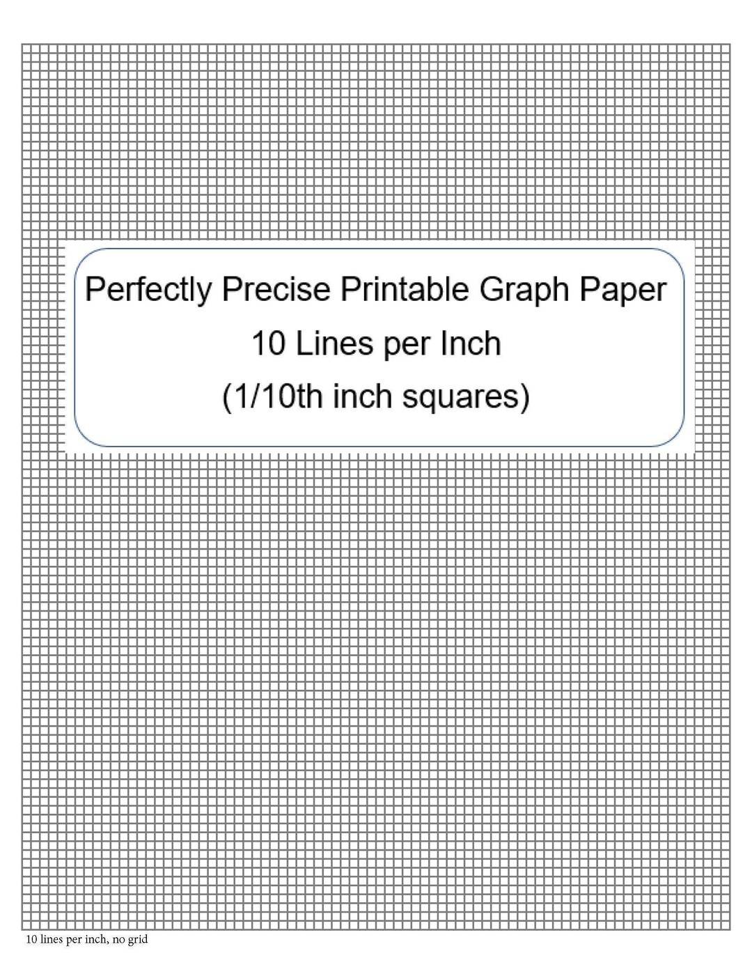 Printable Graph Template