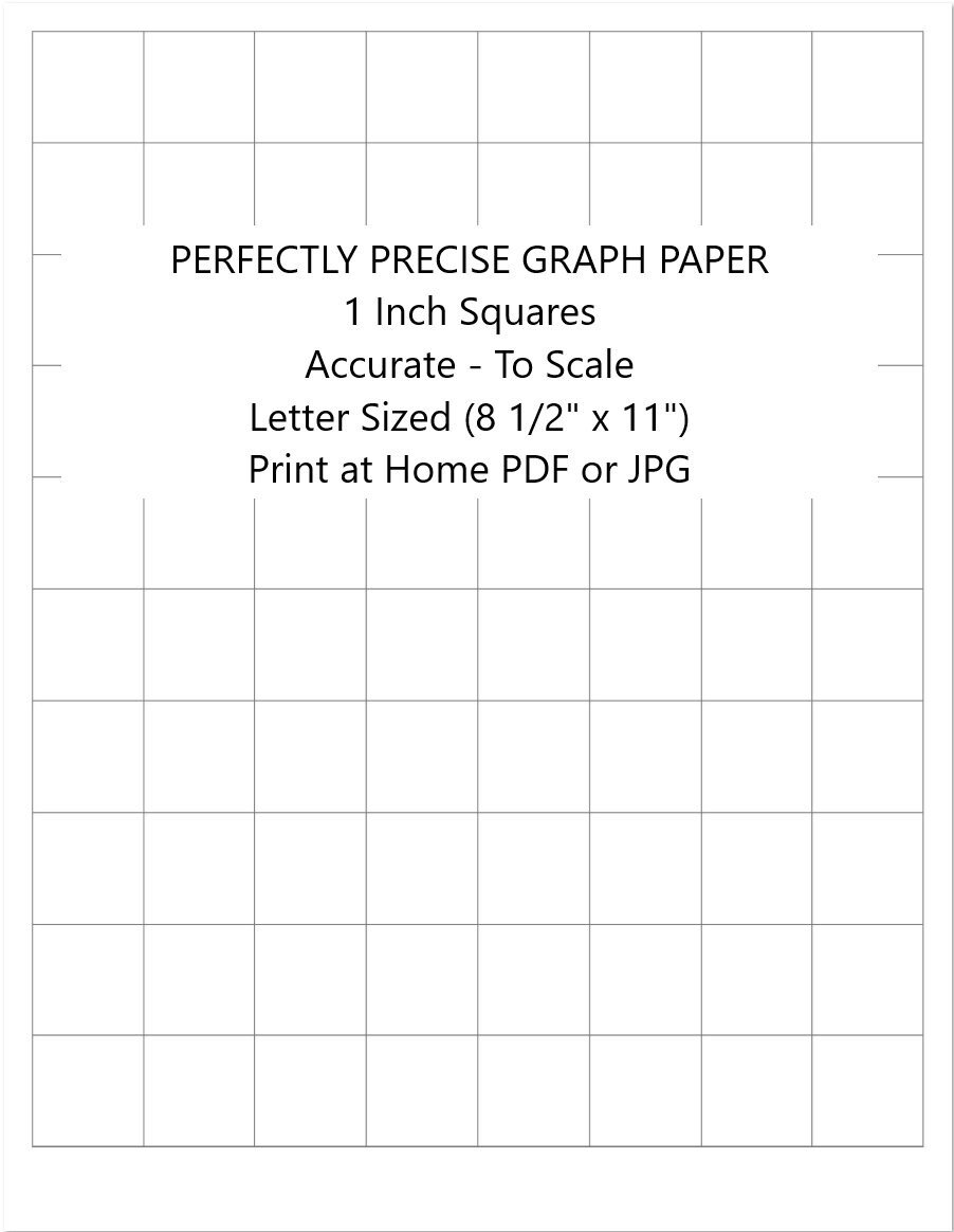 1/2 Inch Graph Paper Printable