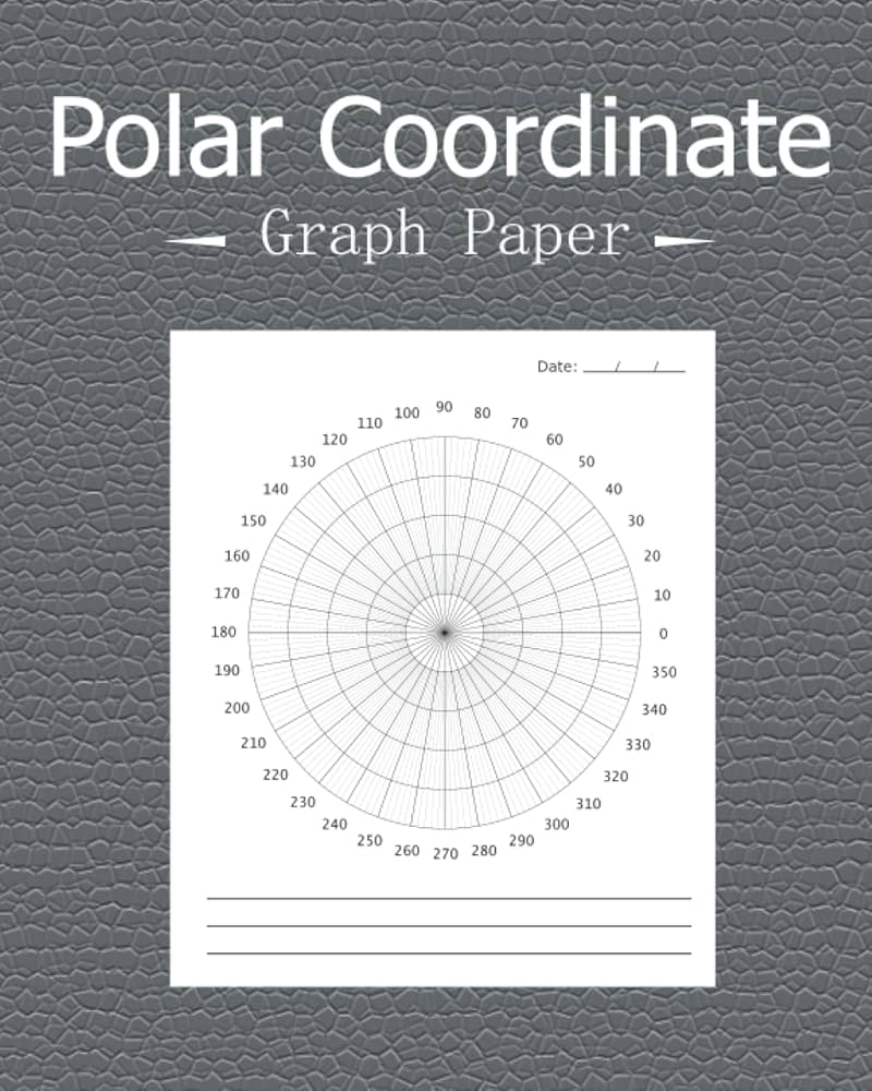 Printable Polar Coordinate Graph Paper
