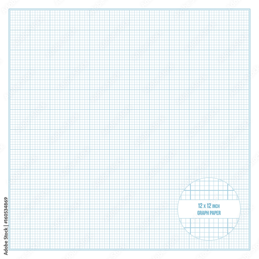 Poster Vector Printable Graph Paper 12x12 Inch Size Wall Art UkPosters
