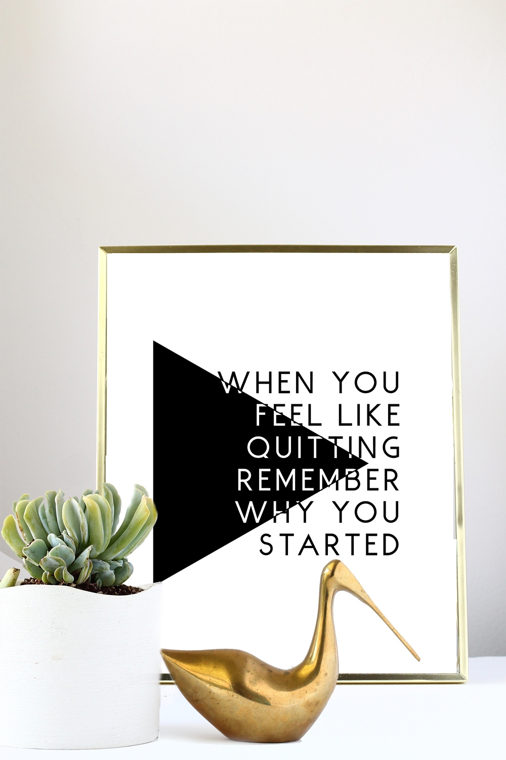 Printable Black And White Typography Art Squirrelly Minds