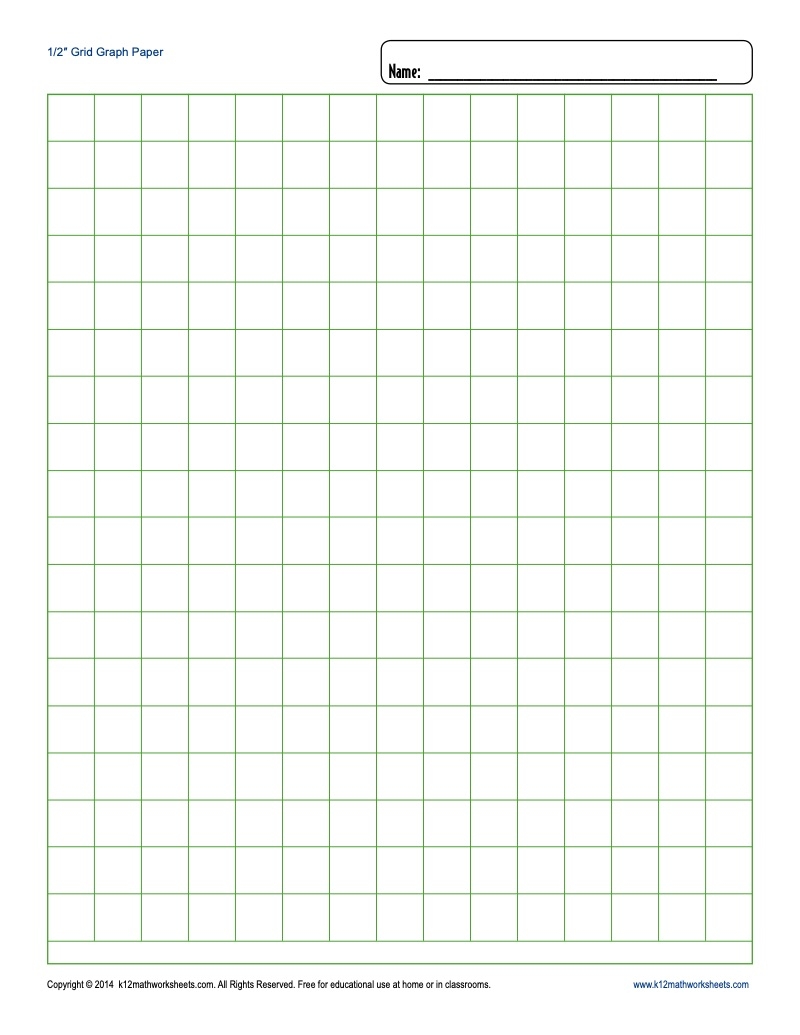 Printable Graph Paper Blank Templates