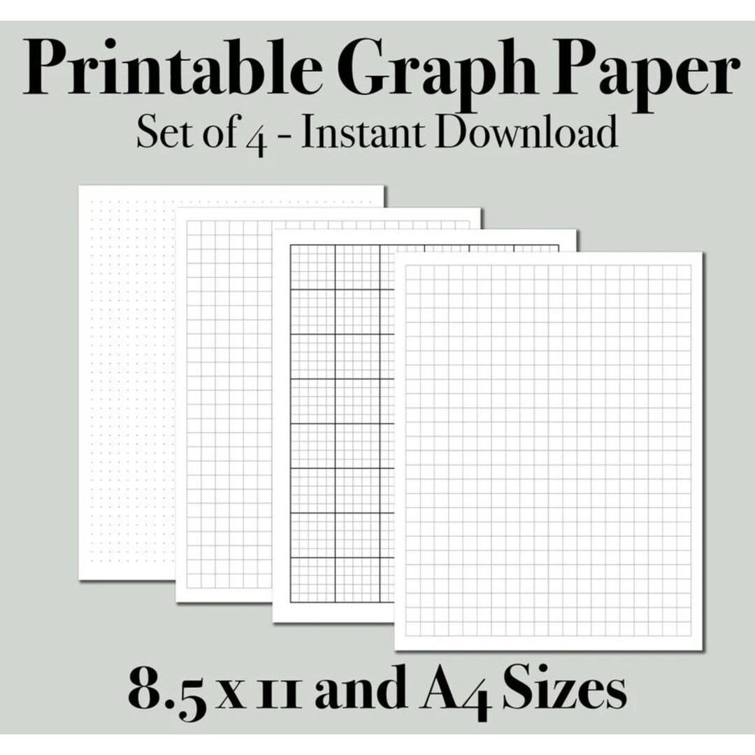 Graph Paper 8.5 X 11 Printable