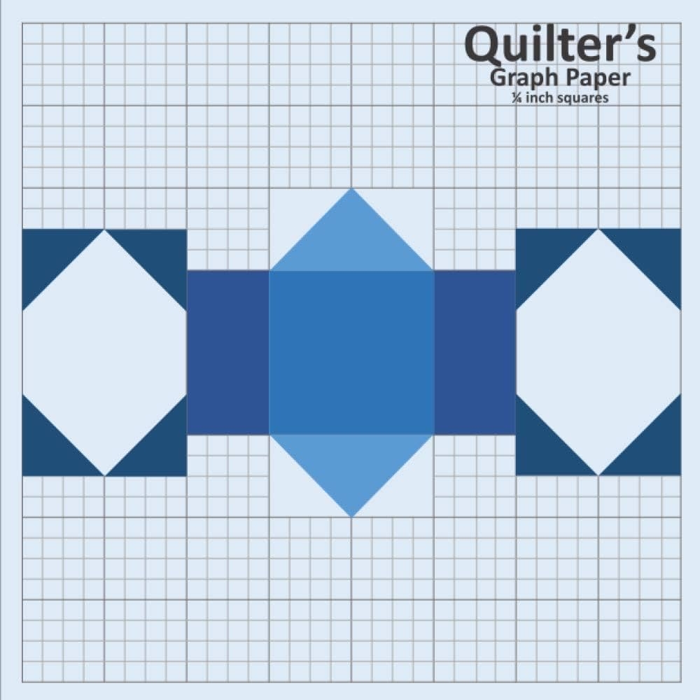 Quilter s Graph Paper 8 Inch 4 Inch Block Graph Paper Notebook 50 Sheets One Side Grid