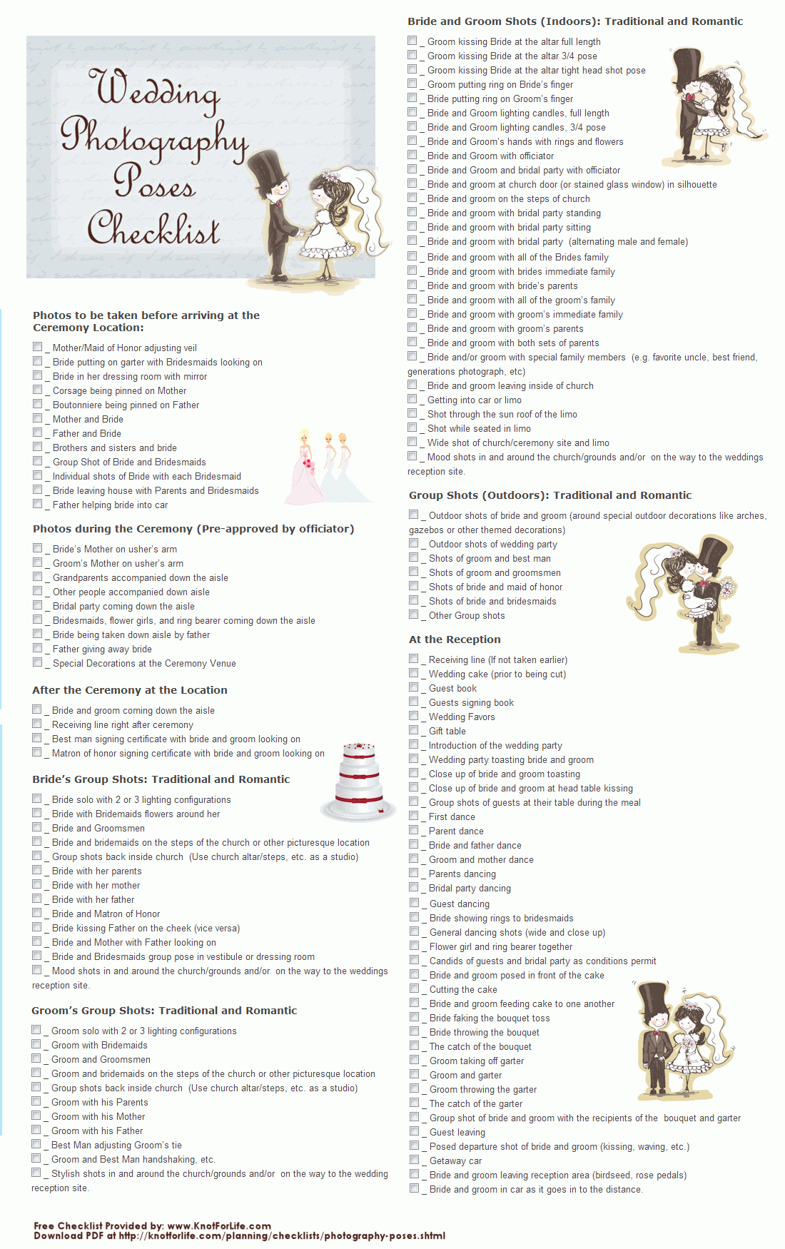 Wedding Photo List Koolpac