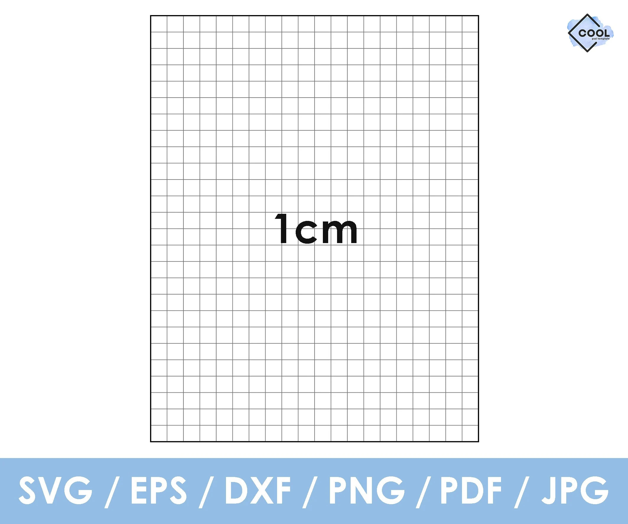 1 Cm Graph Grid Cross Stitch Paper Pdf Svg Png Printable Instant Download Etsy