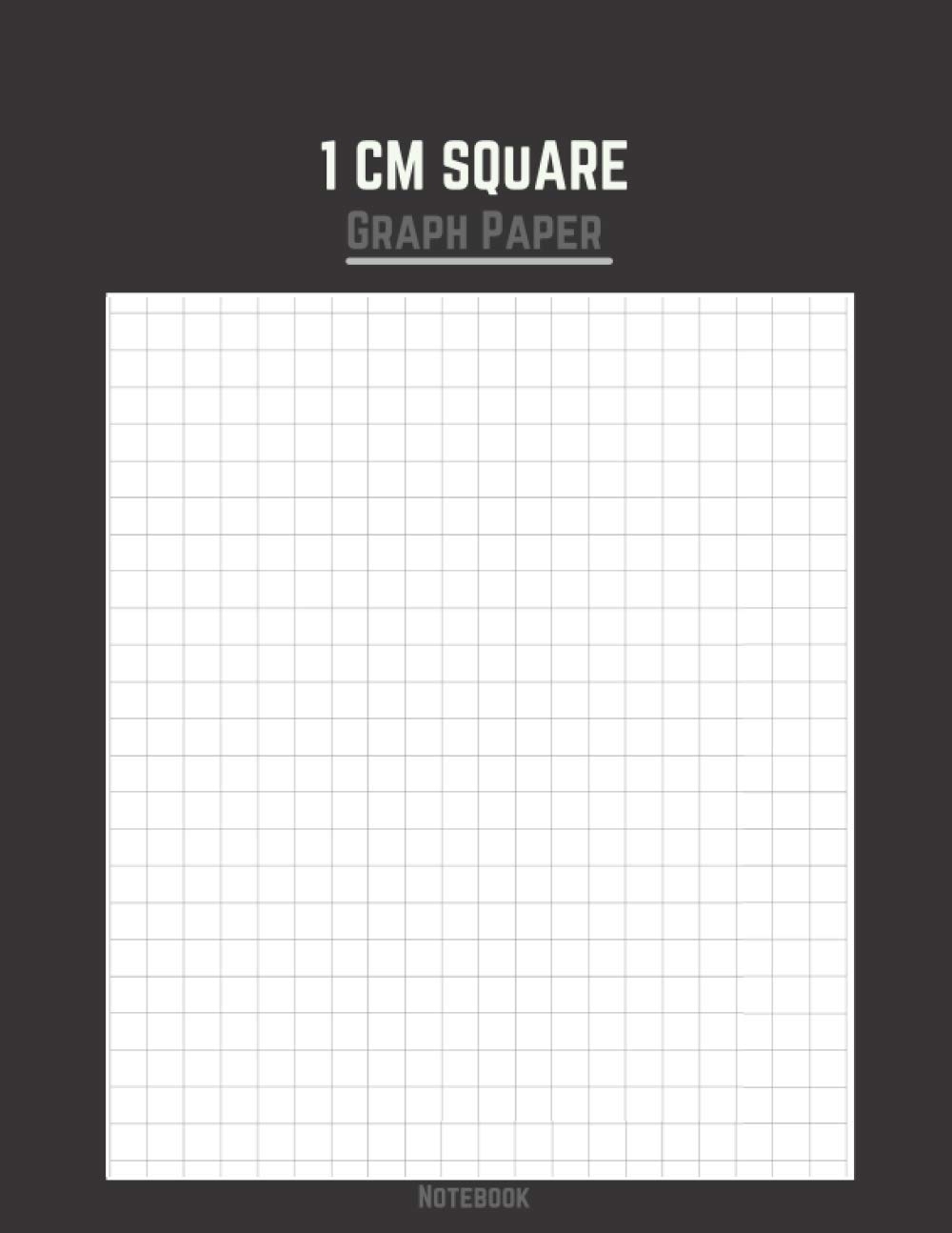 1 CM Square Graph Paper Notebook One Centimeter Graph Paper 20x26 Square Grid 520 Squares Per Page Double Sided Printing Non Perforated Notebook With Borders Publications Gamma Amazon sg Books