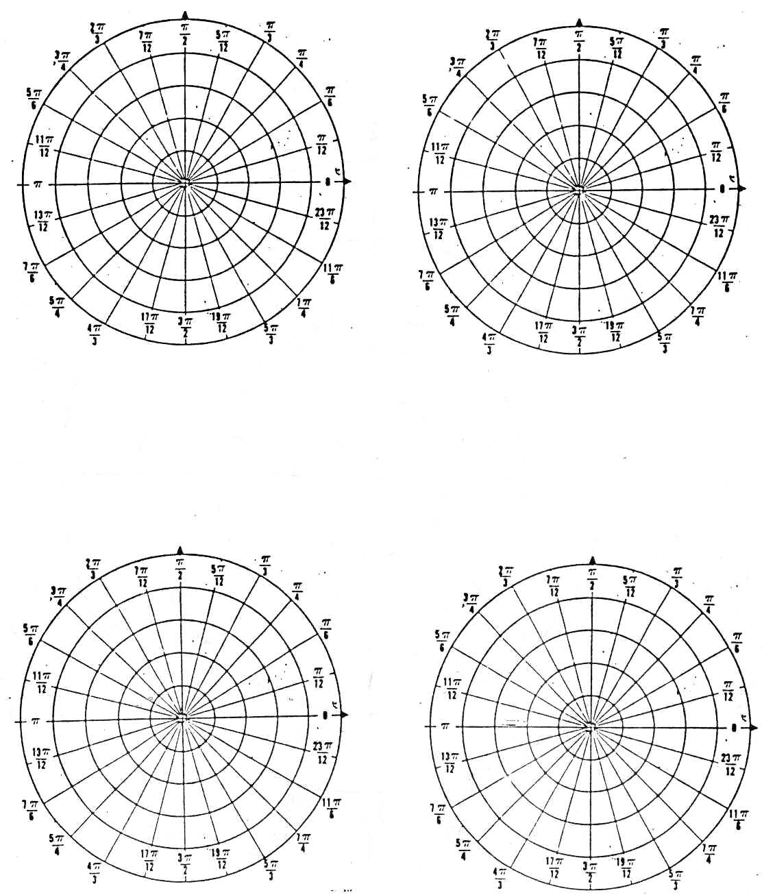 1 Inch Grid Paper Polar Graph Paper With Degrees 1 Circle Graph With 1 10 Spacing Graduated Every 1 And Accentuated Every 5 Double Sided 500 Sheet Ream Three Hole Punched Tracing Paper Pad 8 5 X 11