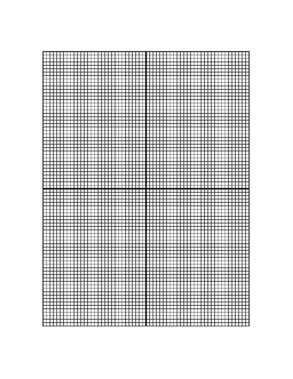 10 Lines Inch Graph Paper With Centered X Y Axis Download Printable PDF Templateroller