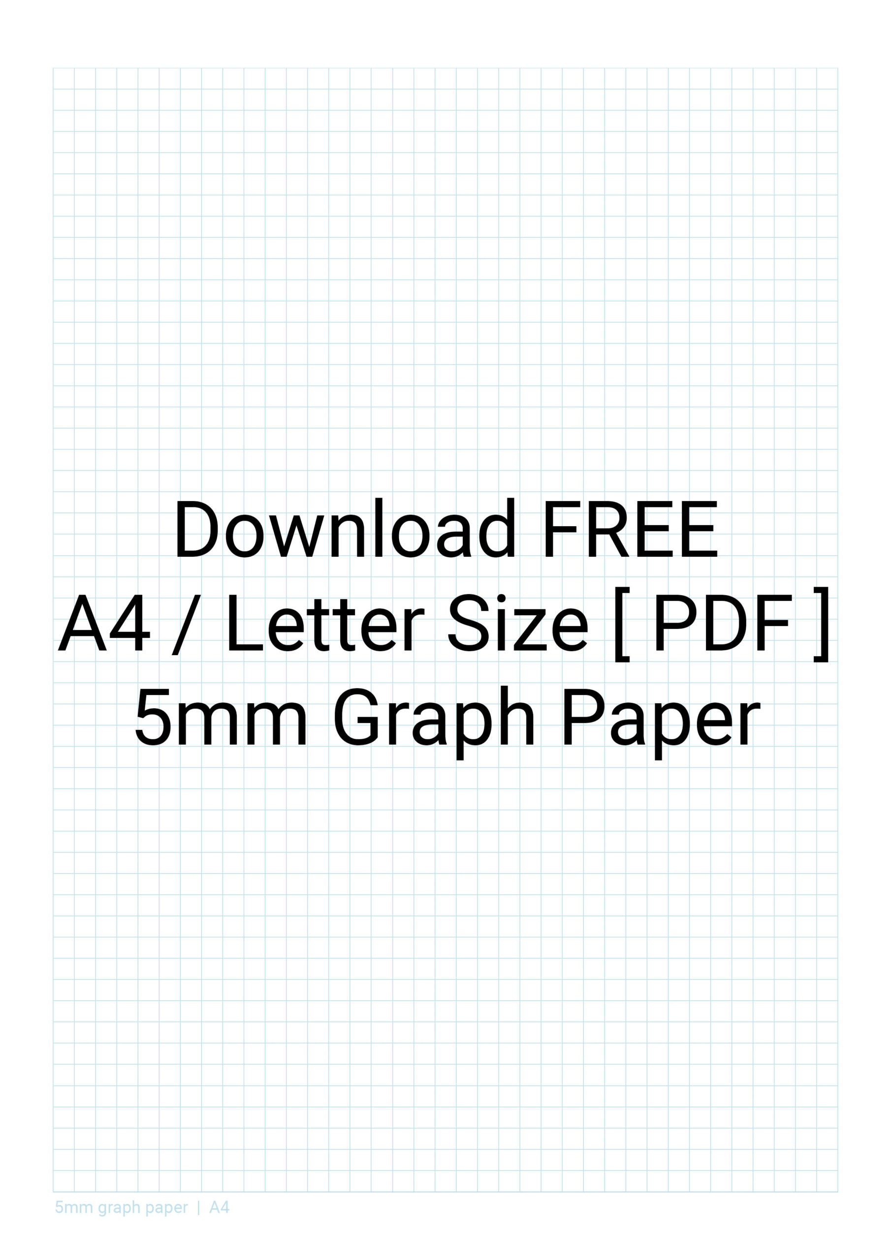 14 Free Printable Graph Paper Templates PDF 