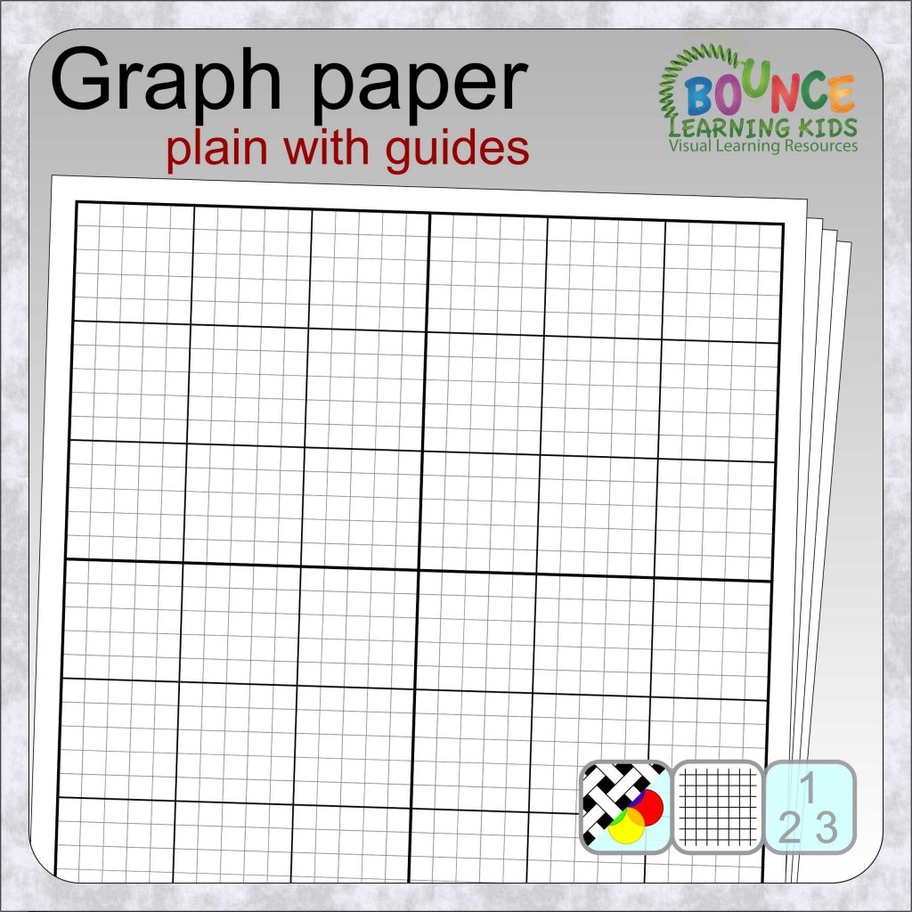 18 Very Useful Plain Graph Paper With Guides Clip Art Worksheets Library