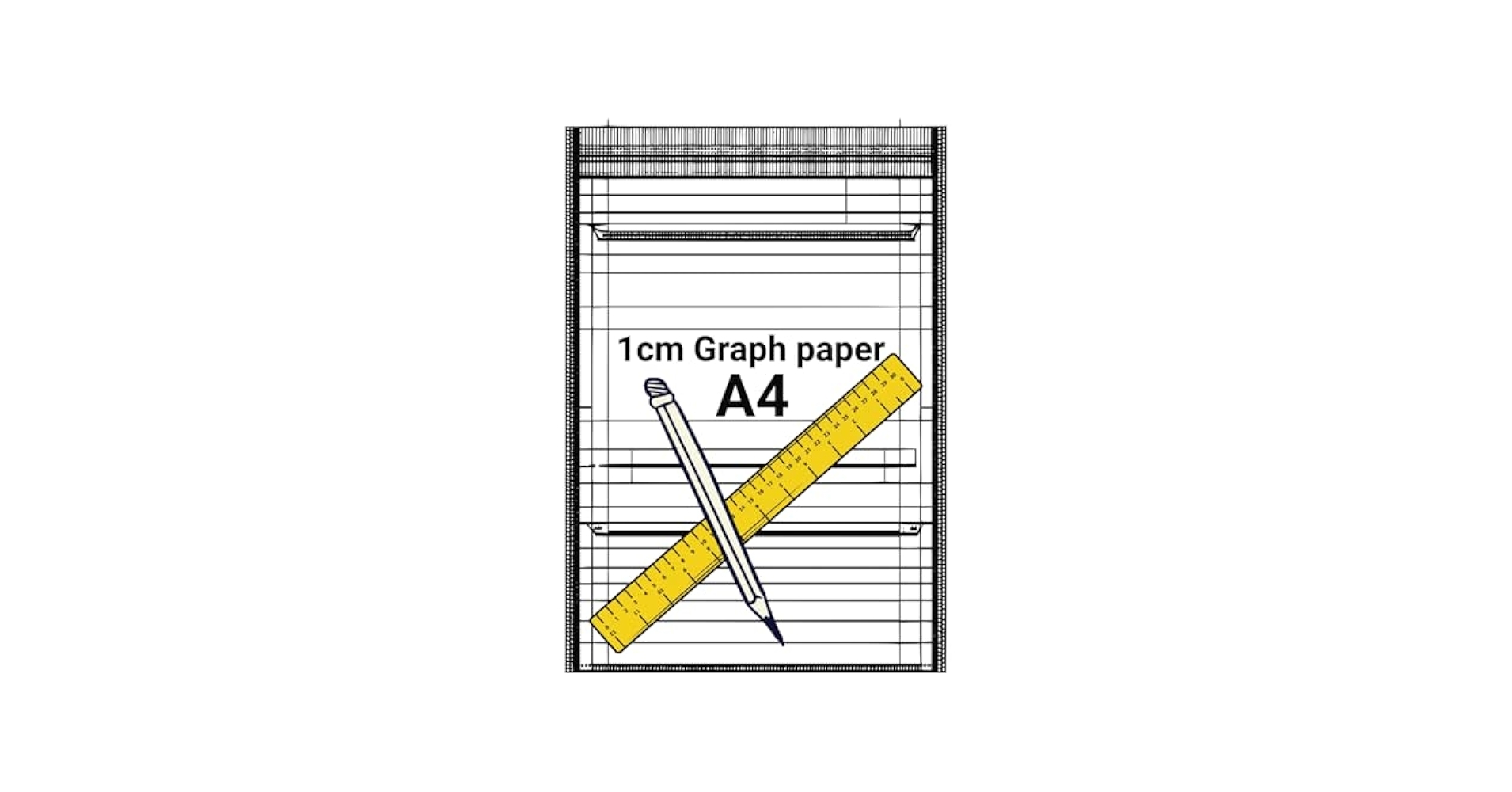 1cm A4 Graph Paper Perfect For Precision Sketches And Diagrams French Kenneth A Amazon Books