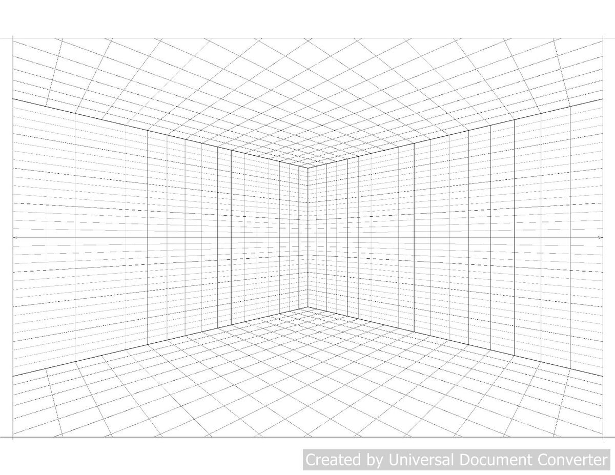 25 Pack Large Interior Room Grid Layout 2 Point Perspective 36 X 24 EBay