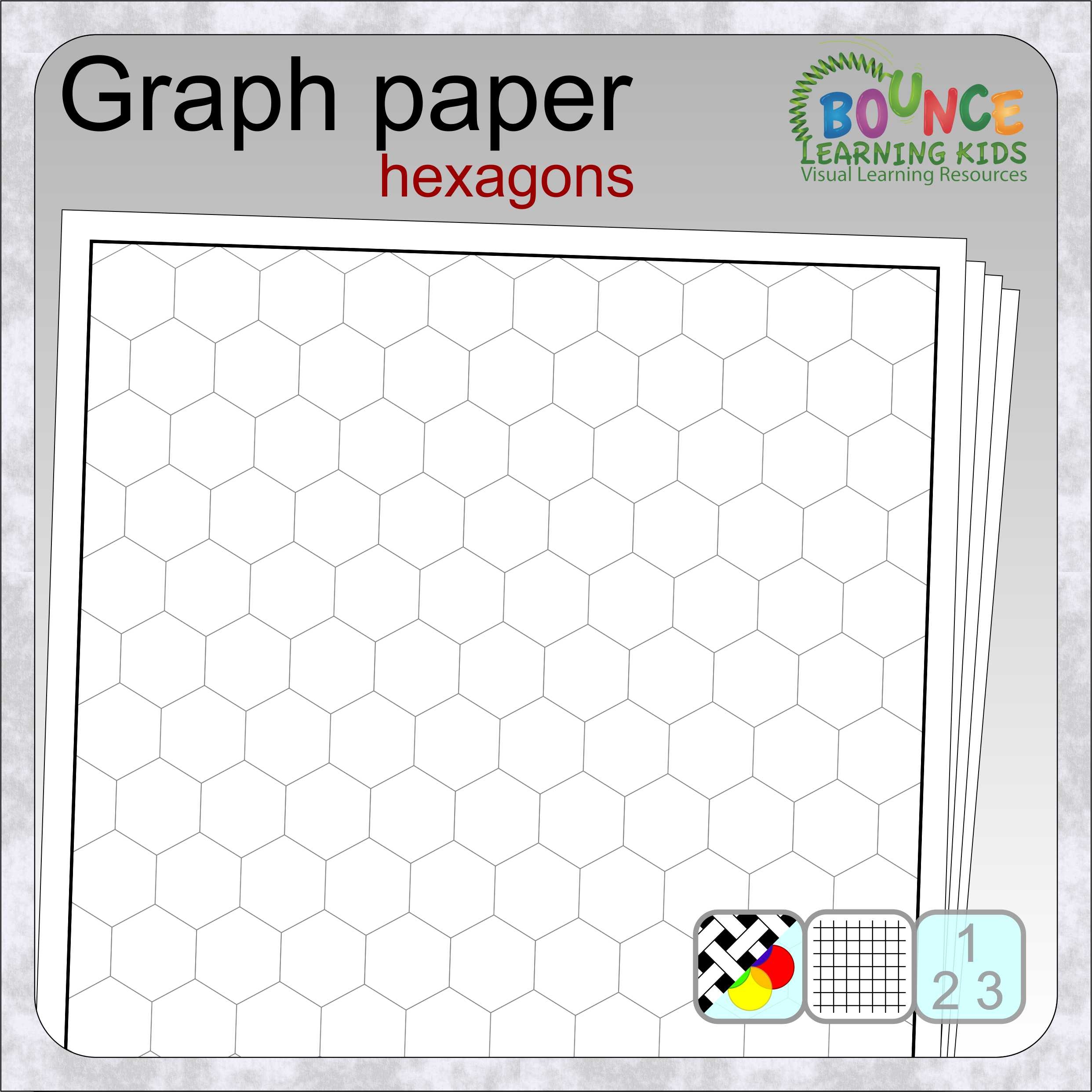 Hexagonal Graph Paper For Organic Chemistry