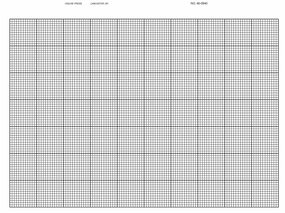 460940 K E 12 X 12 Green Grid Graph Paper Size 8 1 2 X 11 