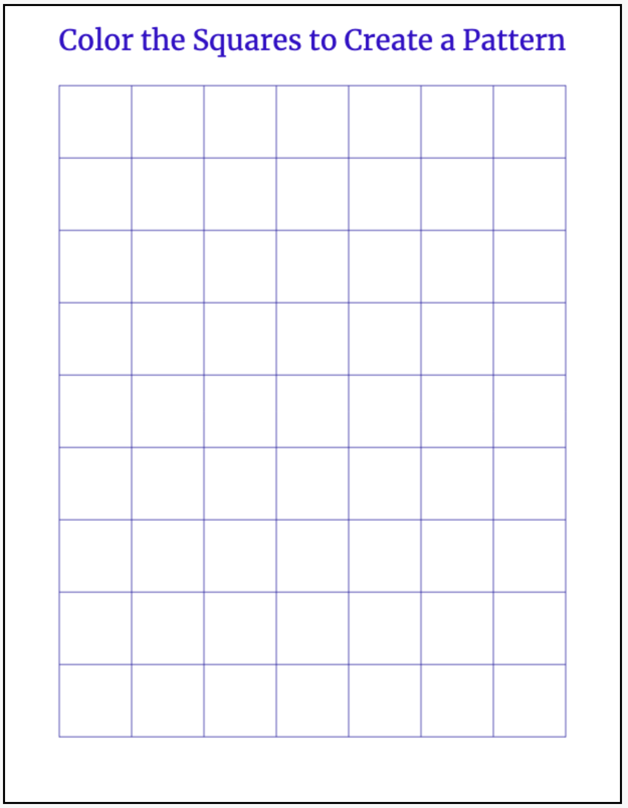 Printable Large Graph Paper For Elementary