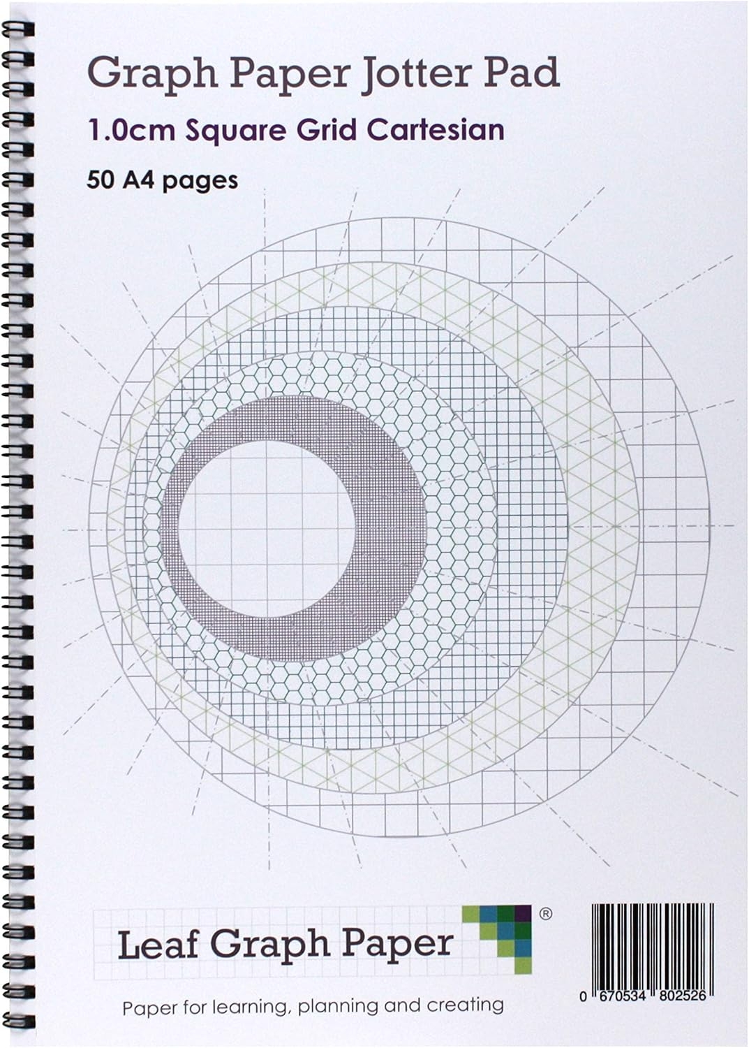 A4 Graph Paper Jotter Pad 10mm 1cm Squares 50 Kuwait Ubuy