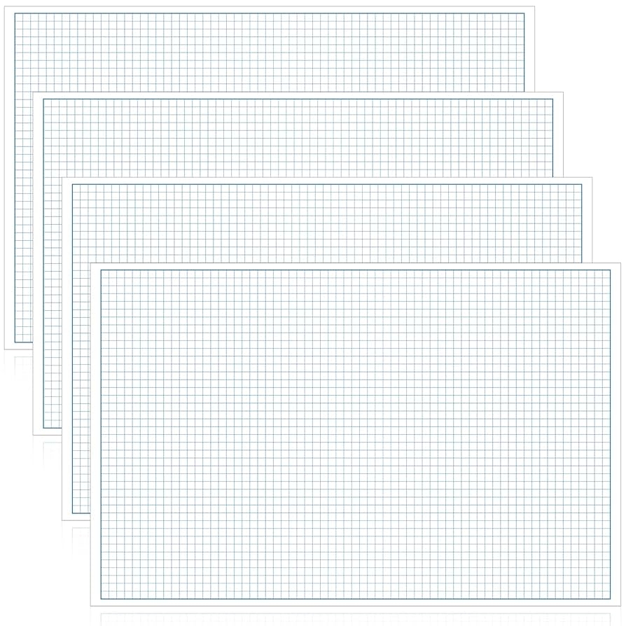 A5 Paper 50 Sheet Large Graph Paper 24 X 36 Graph Desk Pad Jamaica Engineering Graph Paper