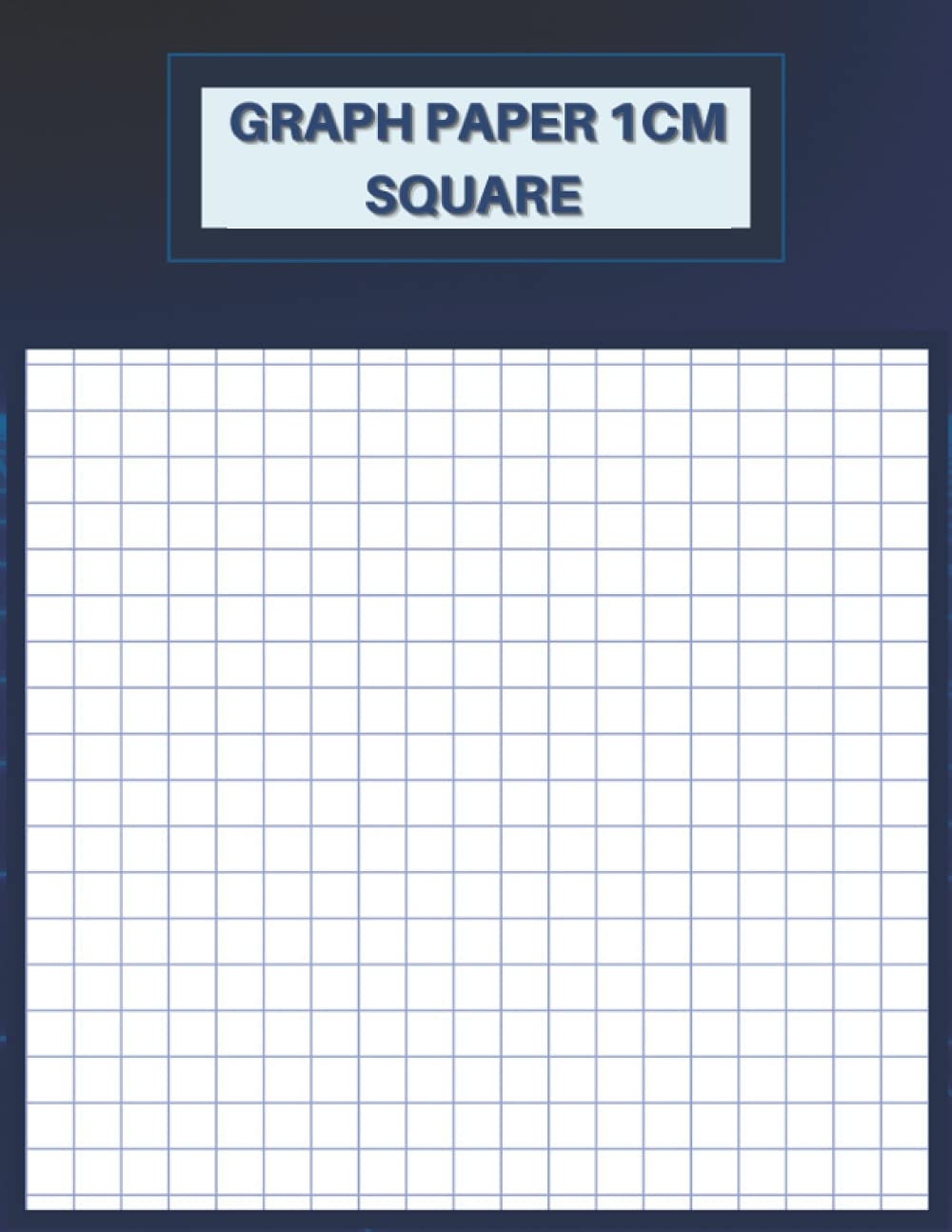 Amazon co jp GRAPH PAPER 1CM SQUARE 1 Square centimeter 120 Pages Large 8 5 X 11 Publishing Munteera Foreign Language Books