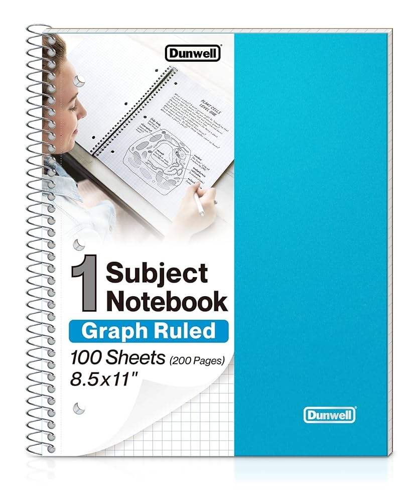 Graph Paper Notebook 8.5 X 11