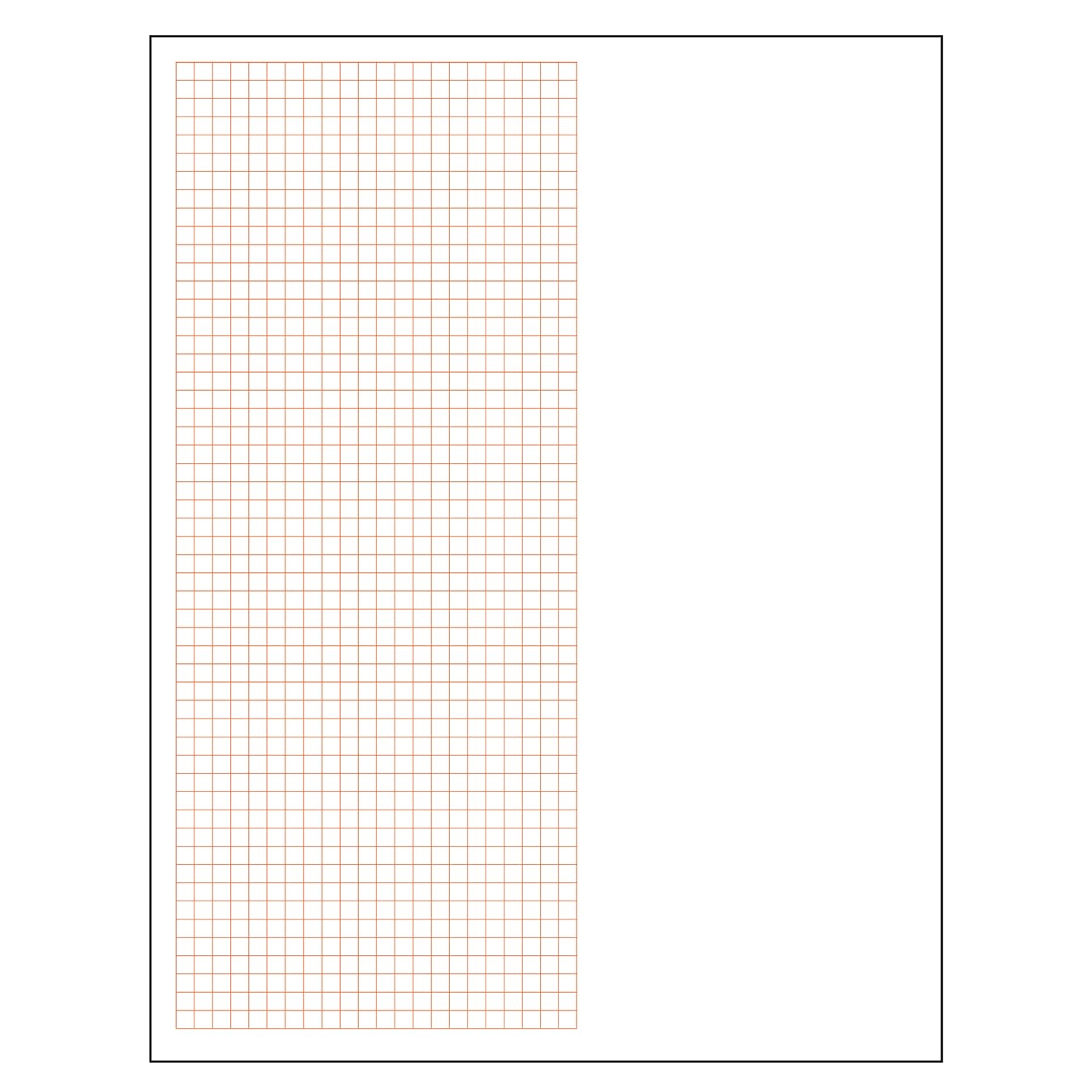 Amazon Geyer Instructional Products Metric Graph Paper Left Half 1 2 Cm Squares Right Half Blank Double Sided Red Lined 500 Sheet Ream Three Hole Punched Office Products