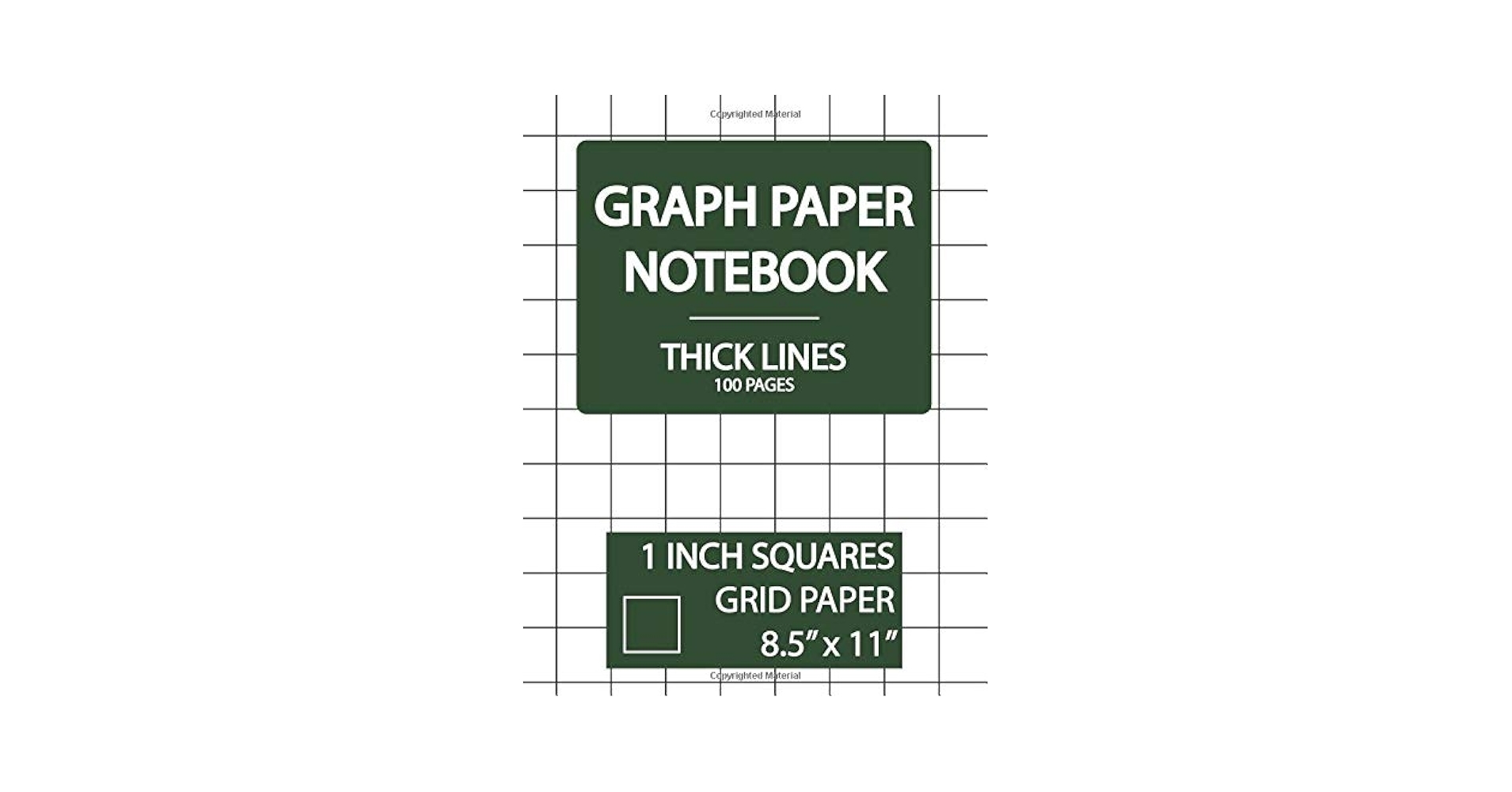 Blank Graph Paper Green